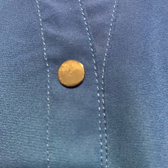 EUC Adrianna Papell Sleeveless Cobalt Blue Size Large - Picture 7 of 8